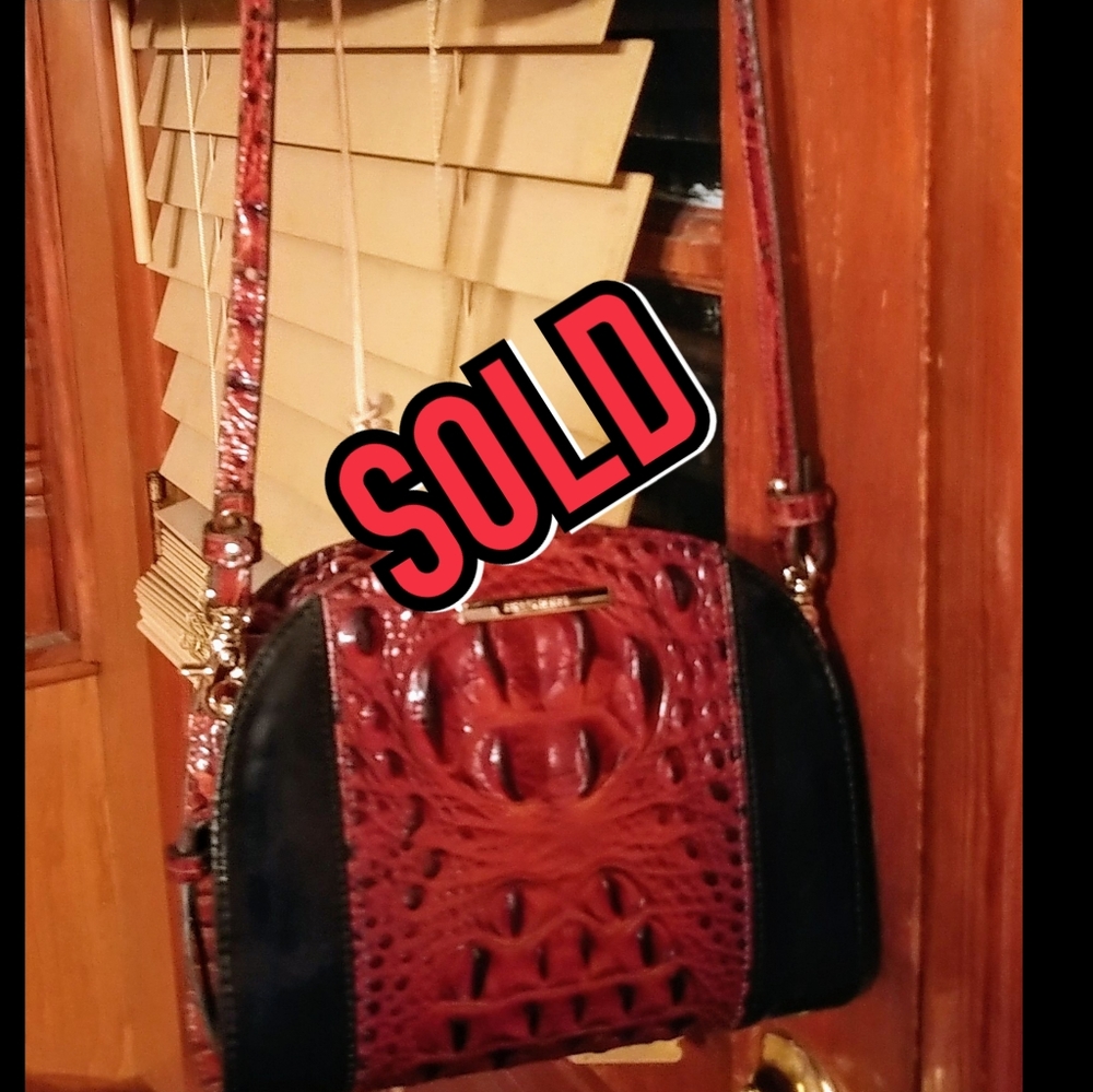 ((SOLD)) Leah Pecan Fitzgerald Crossbody Brahmin